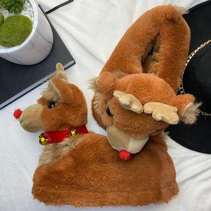 reindeer house slippers